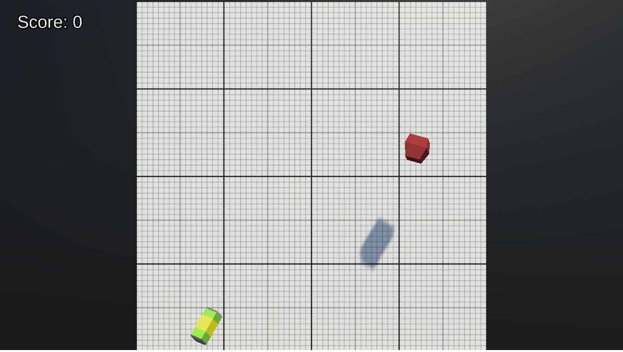Screenshot of the Unity Fruit Ninja tutorial project