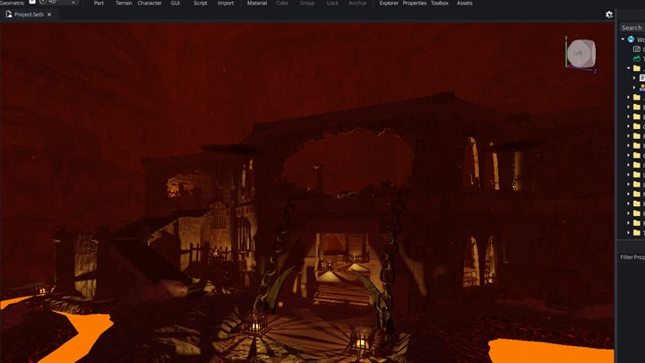 Project Seth - Roblox Studio environment prototype