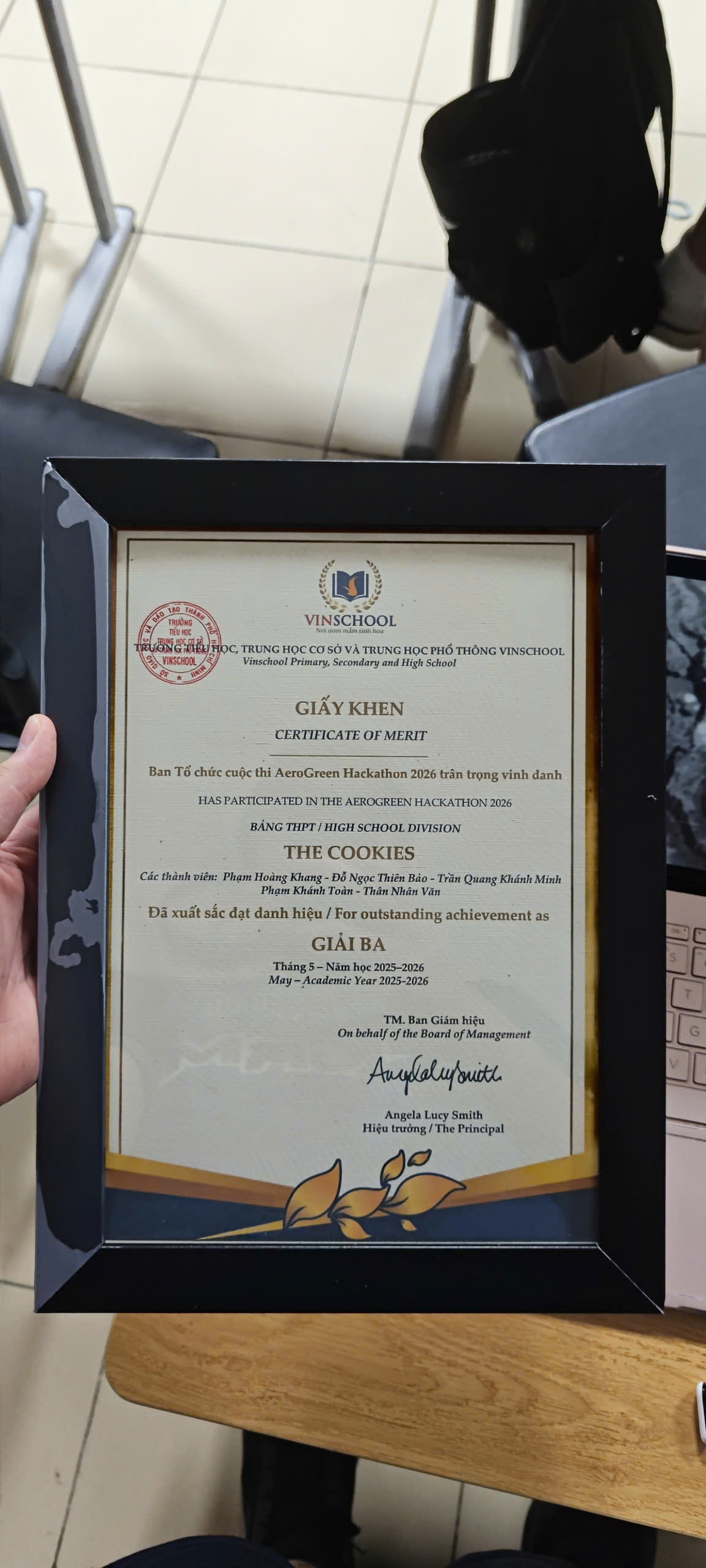 Aerogreen Image Certificate